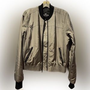 Hollister army green jacket